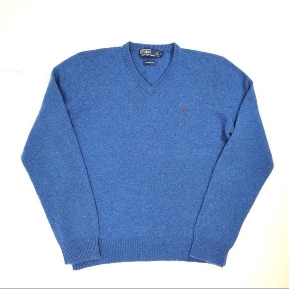 Ralph Lauren Polo V Neck Pullover Sweater - Picture 1 of 9